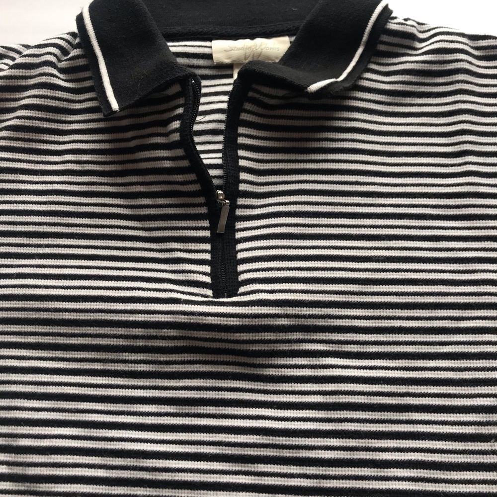 STRIPPED CROPPED TOP